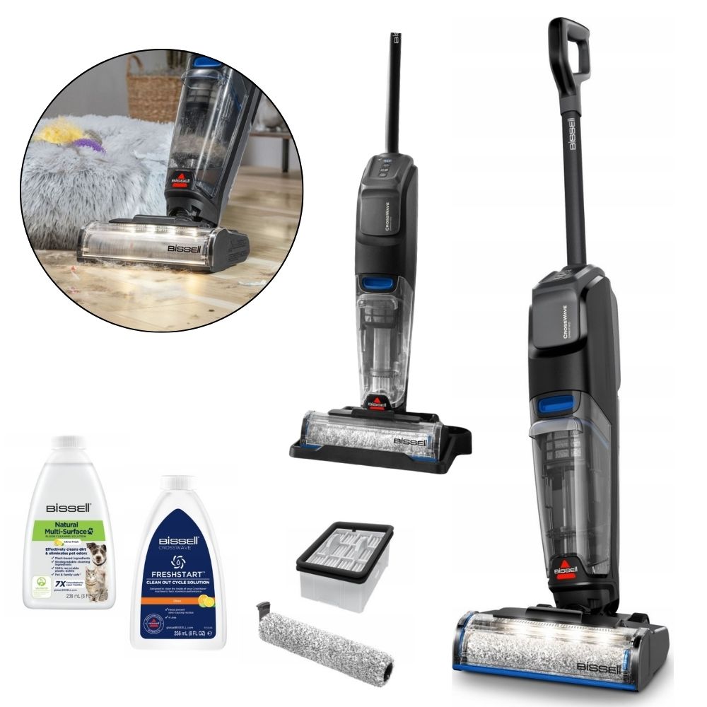 Вертикальный моющий пылесос BISSELL CrossWave OmniFind Pro 4008N, чёрный
