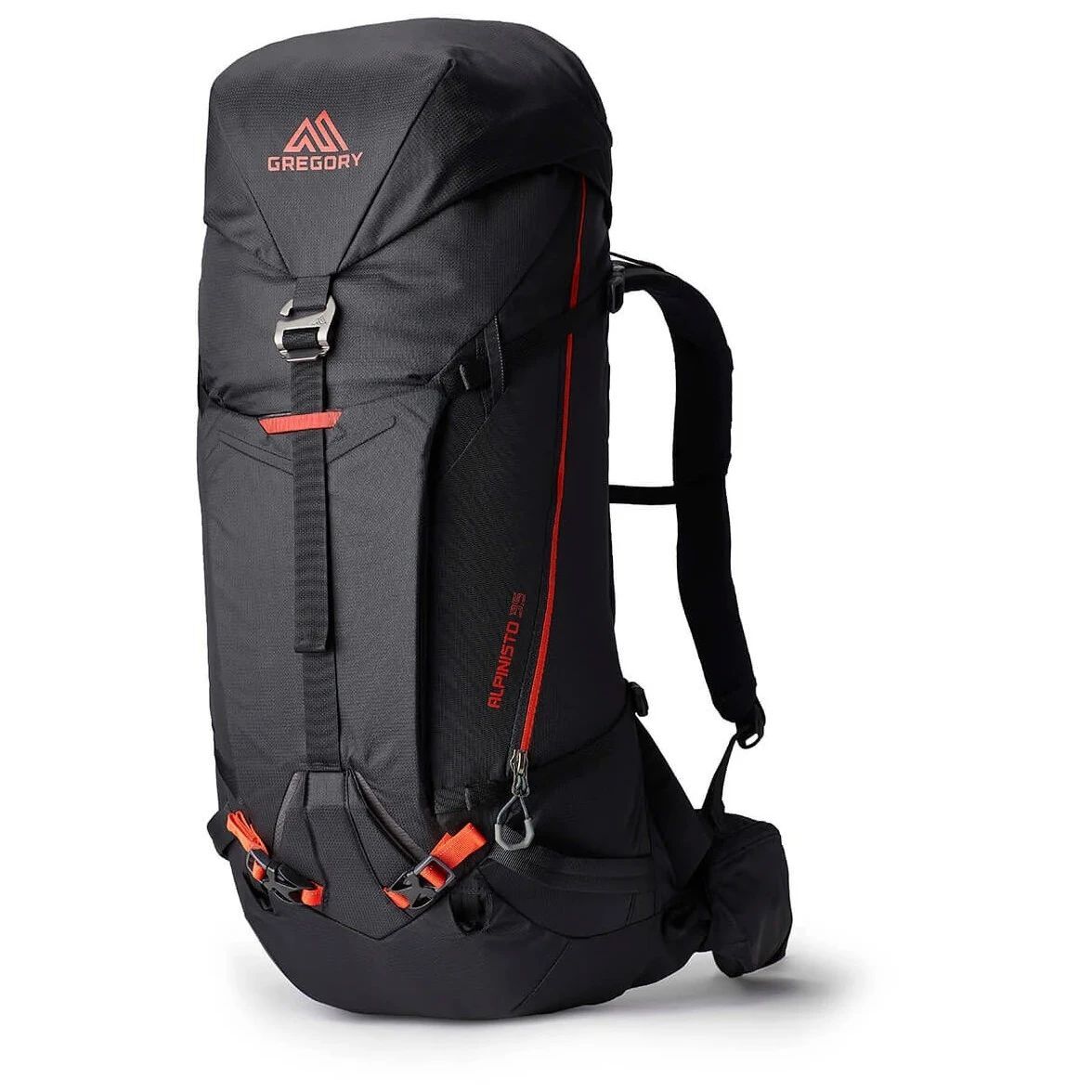 Рюкзак Gregory Alpinisto 35 Lava Black, чёрный, красный
