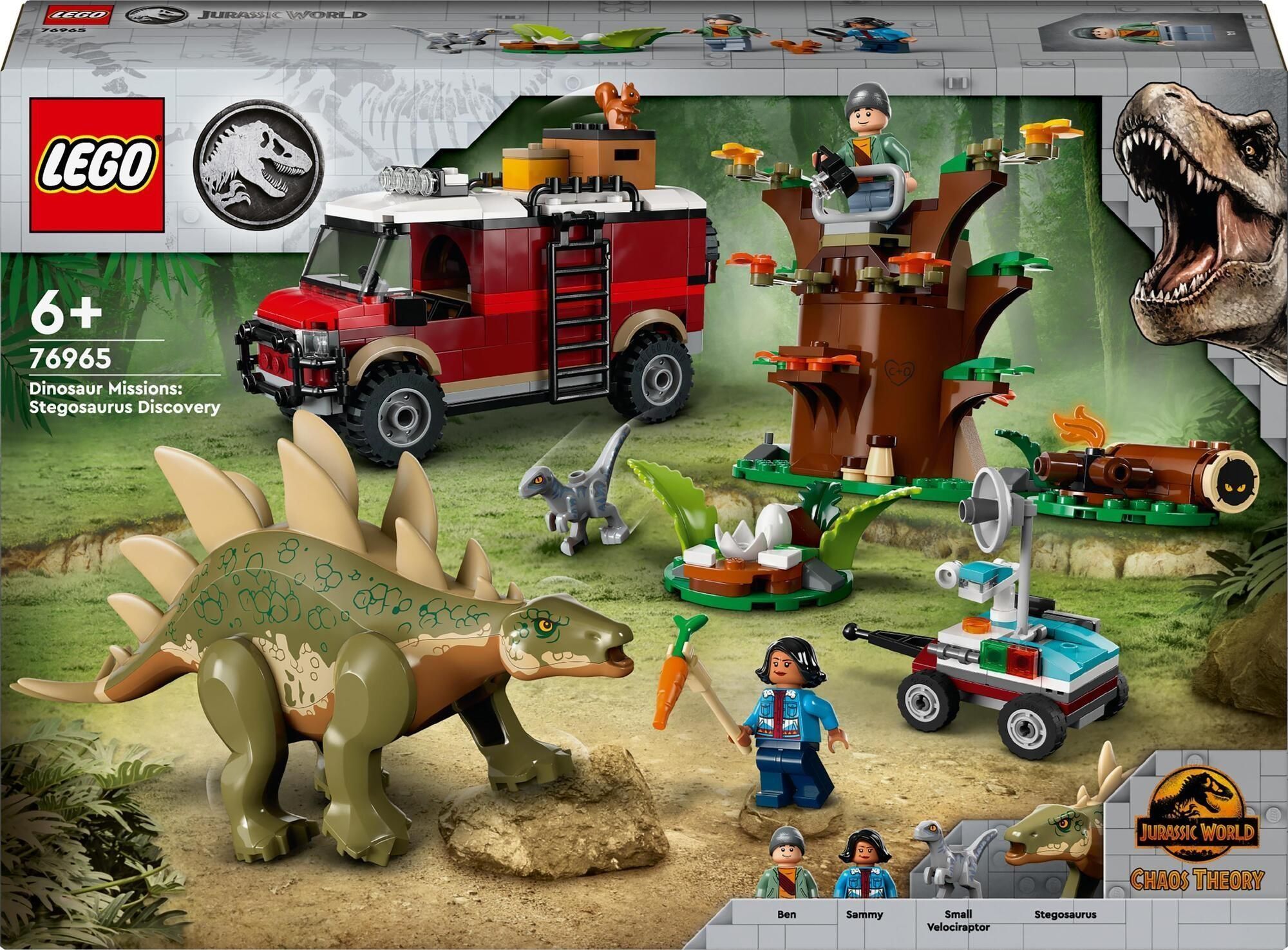 Конструктор LEGO Jurassic World серия 76965 Миссии с динозаврами: Открытие стегозавра