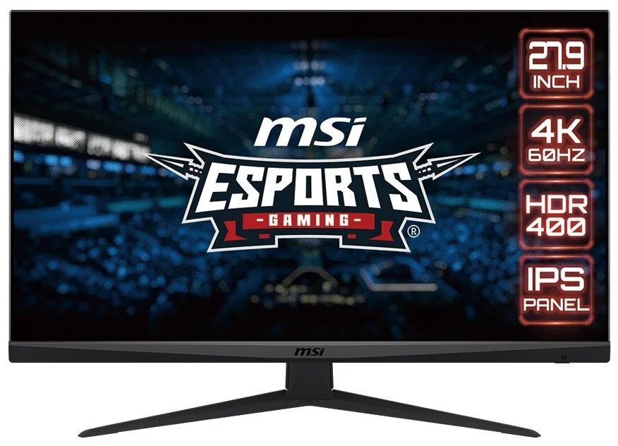 Монитор MSI G281UV, 3840x2160, 60 Гц, IPS, черный