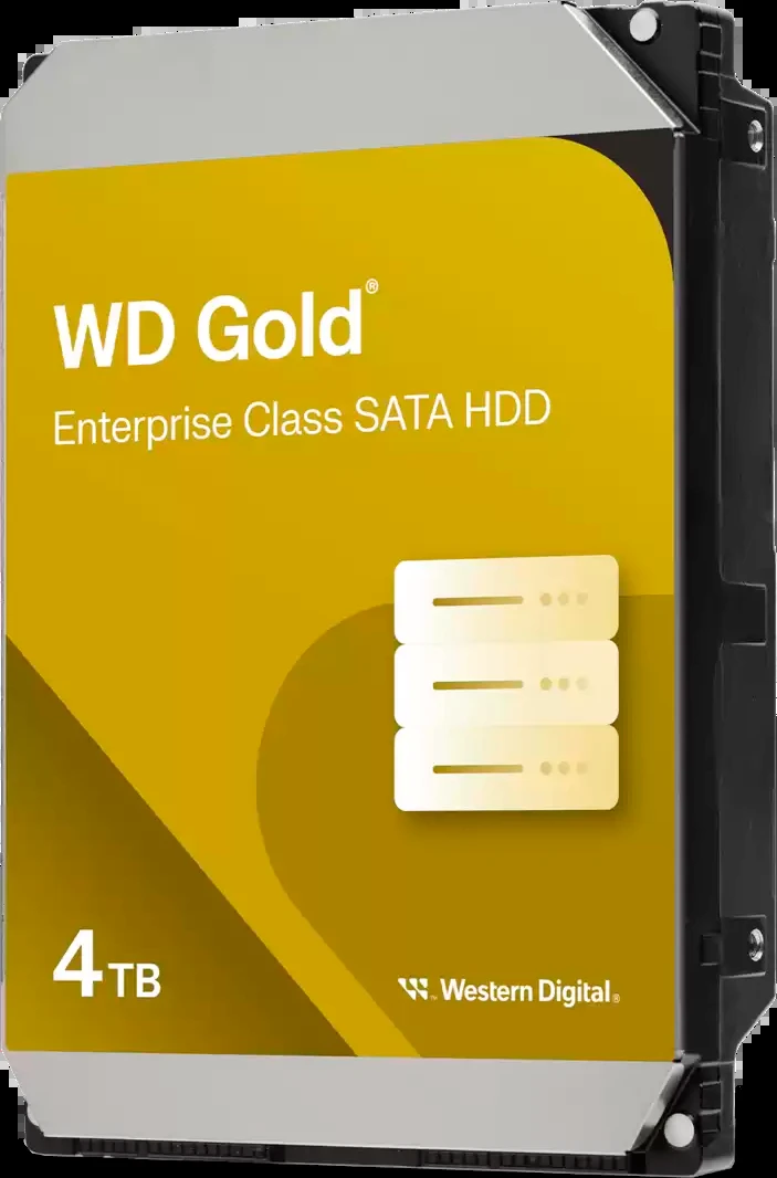 Серверный жёсткий диск Western Digital Gold 4 ТБ SATA 6Gb/s 3.5" (WD4004FRYZ)