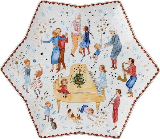 Блюдо Рождественские мелодии 34 см Christmas Collectors Edition Hutschenreuther