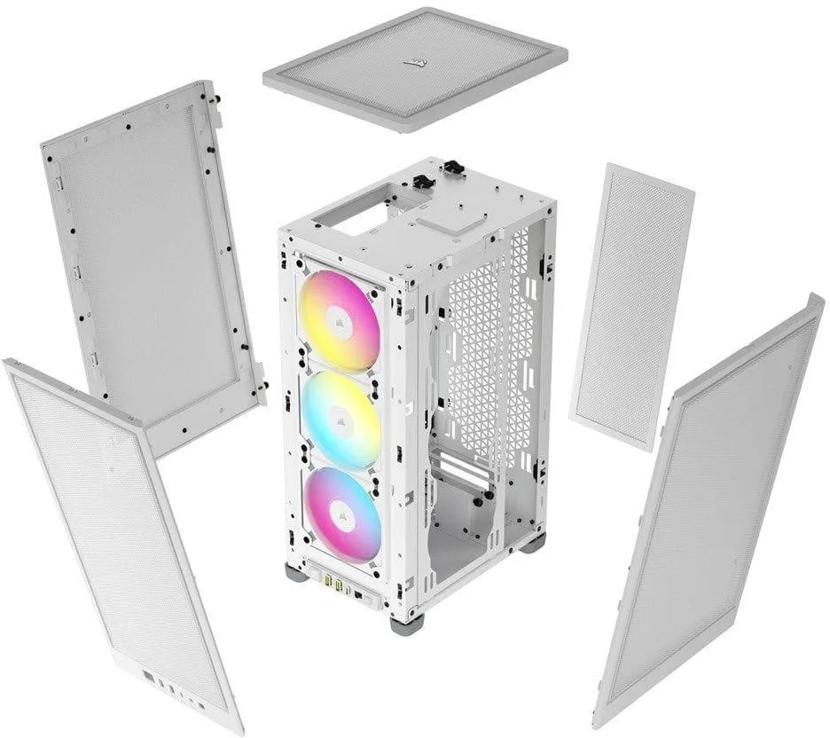 Компьютерный корпус Corsair 2000D RGB Airflow Small Form Factor (SFF)  Белый