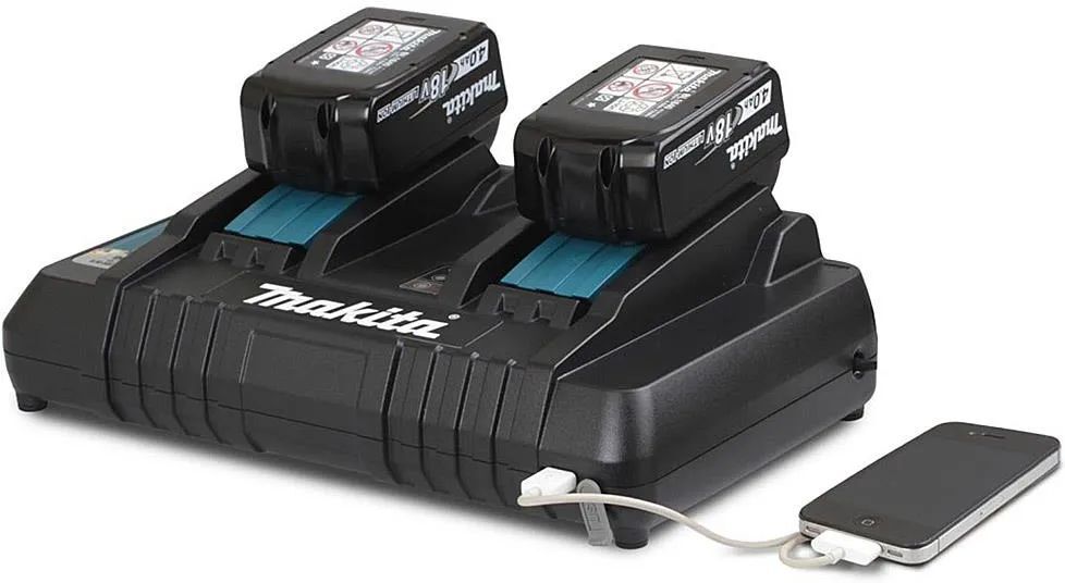 Набор Makita Makpac 3 АКБ 2x5,0 Ah и ЗУ DC18RD в кейсе