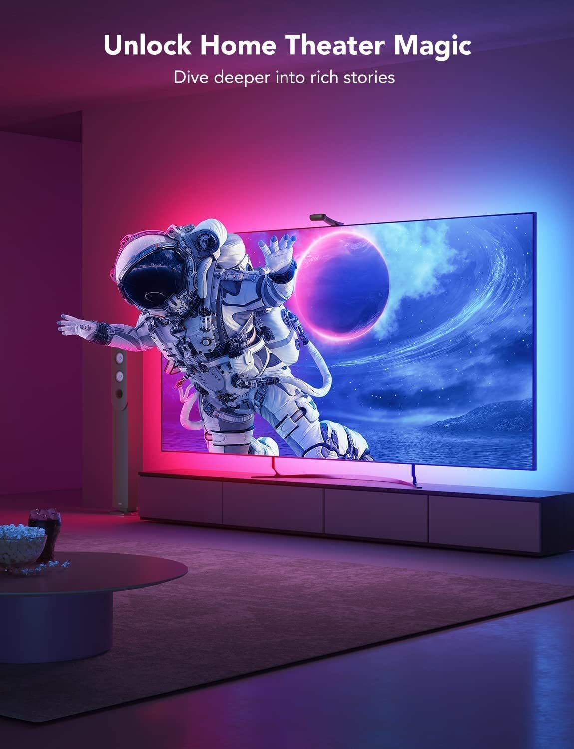 Комплект для светодиодной подсветки Govee TV 55-65, Wi-Fi+Bluetooth H605C
