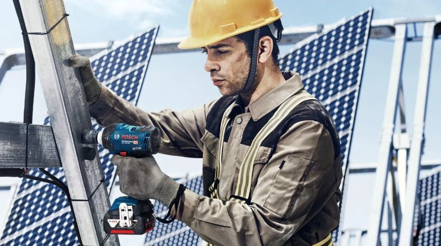 Аккумуляторная ударная дрель Bosch GSB 18V-50 Professional (06019H5101)