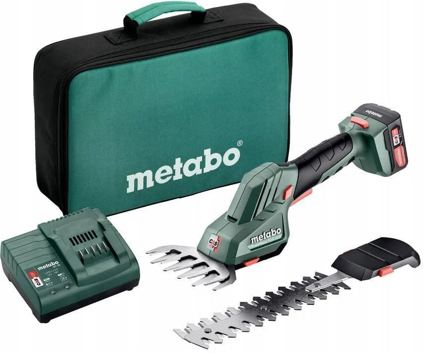 Ножницы аккумуляторные Metabo PowerMaxx SGS 12 Q 601608860 с акб и зу