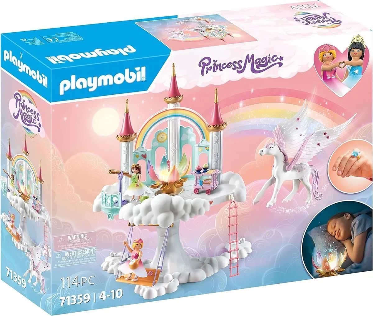 Игровой набор Playmobil 71359 Небесный радужный замок