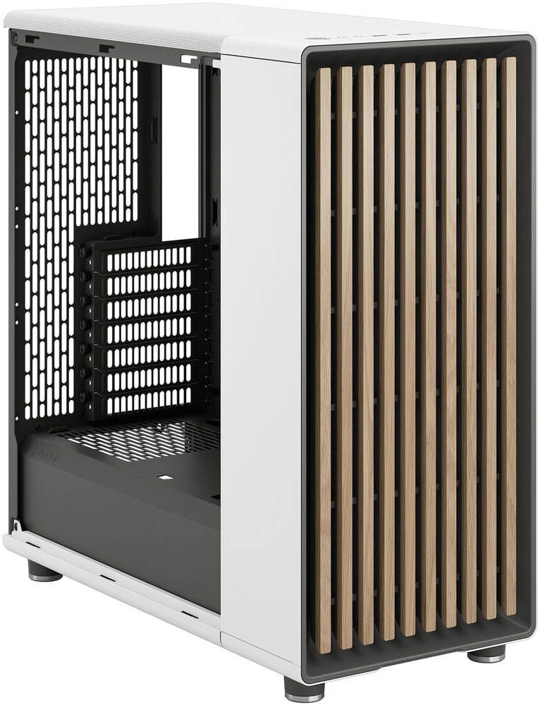 Корпус Fractal Design North TG Clear, Mid Tower, FD-C-NOR1C-04, белый