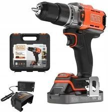 Дрель-шуруповёрт ударная Black&Decker BCD383D1XK PowerConnect 12.0 Ah/18 V с ЗУ