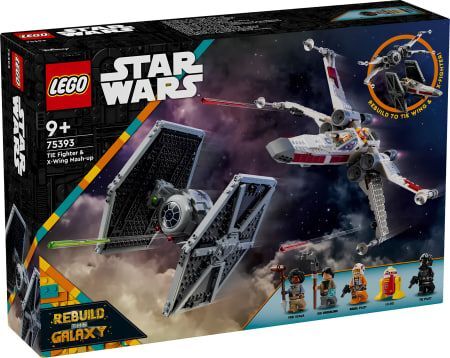 Lego 75393 Звездные войны X-wing и TIE истребитель