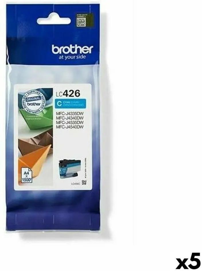 Чернильный картридж Brother LC-426C синий 5шт.