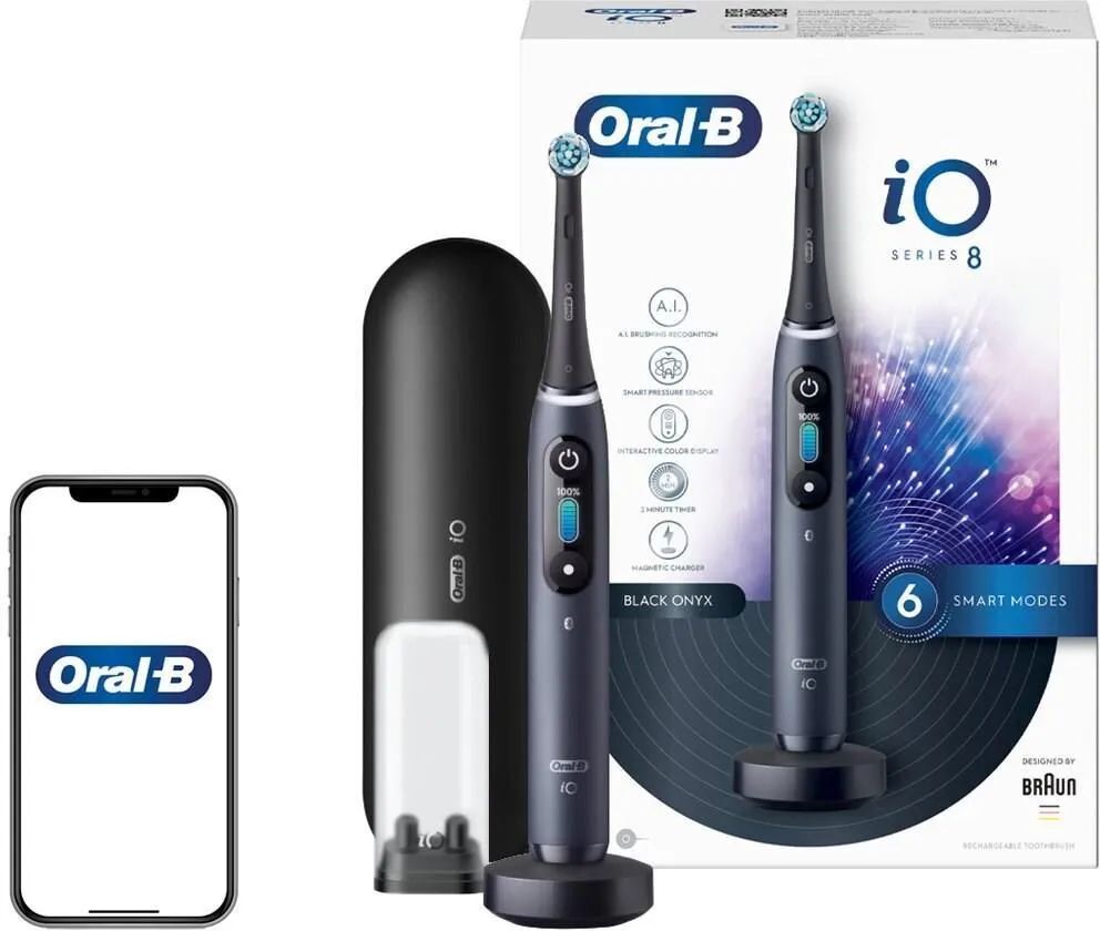 Электрическая зубная щетка Oral-B iO Series 8 Black Onyx