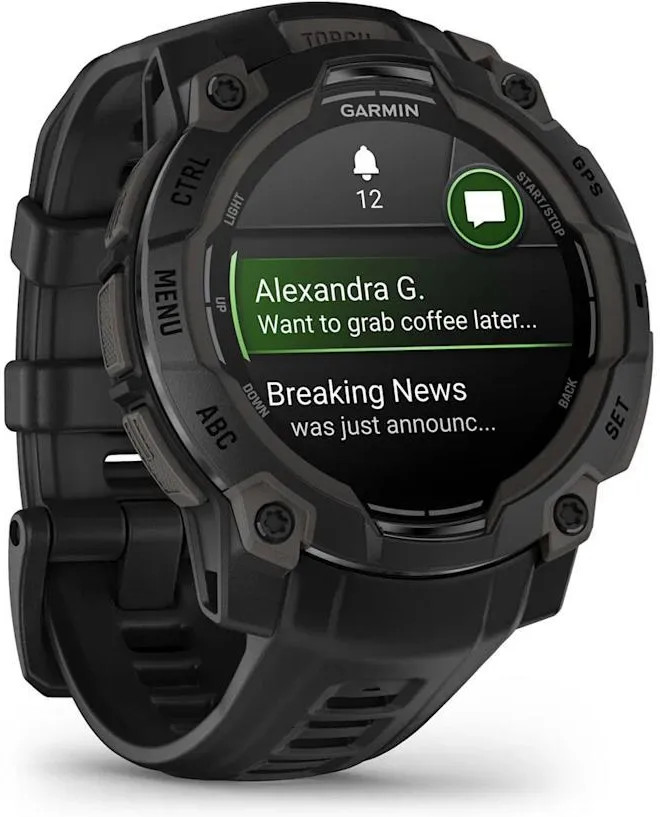 Смарт-часы Garmin Instinct 3 45 мм черный