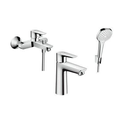 Комплект Hansgrohe Croma 26425400 с кранами Talis E 71740000 и Talis E 71718000