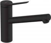Смеситель для кухни Hansgrohe Zesis M33, черный матовый 74806670