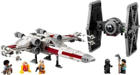 Lego 75393 Звездные войны X-wing и TIE истребитель