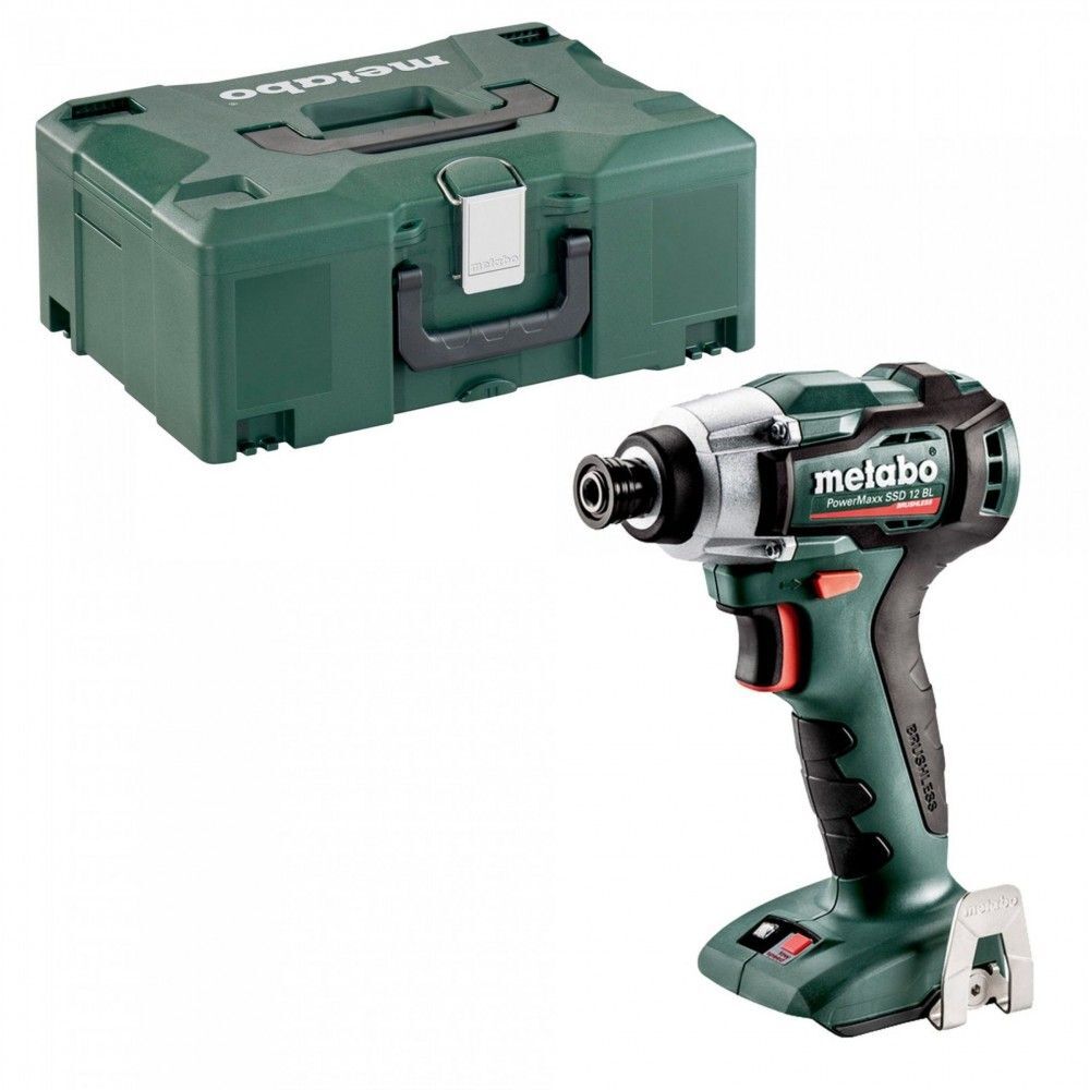 Ударный шуруповёрт аккумуляторный Metabo PowerMaxx SSD 12 BL 601115840 в кейсе metaBOX без акб и зу