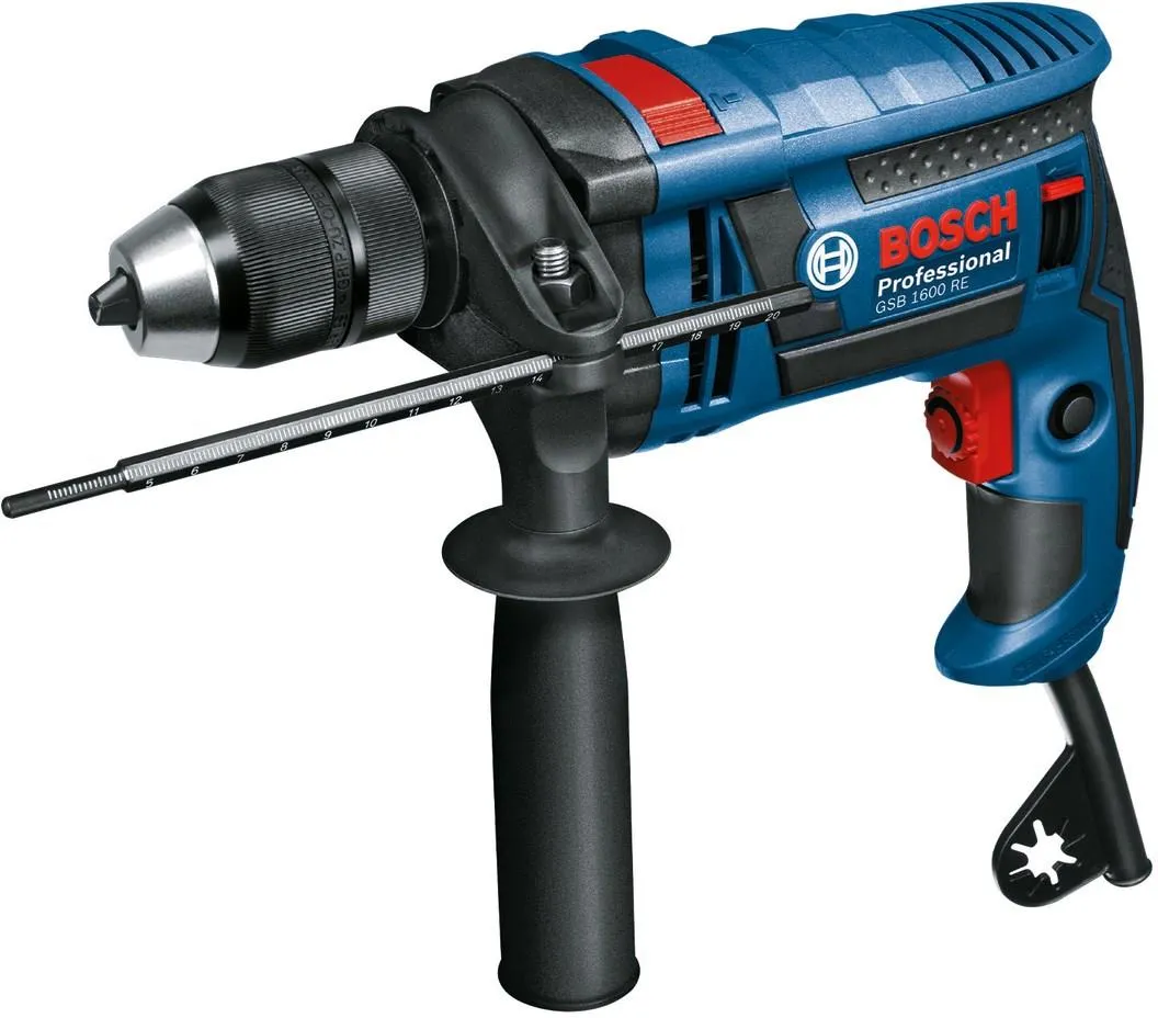 Ударная дрель Bosch GSB 1600 RE Professional 0601228200