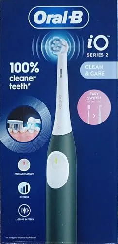 Электрическая зубная щётка Oral-B iO Series 2 Forest Green, с зарядной станцией