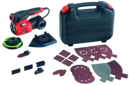 Многофункциональная шлифмашина Black&Decker KA280K-QS кейс