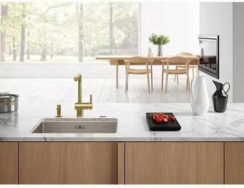Кухонный кран Franke Atlas Neo pull-out 115.0681.242, золото