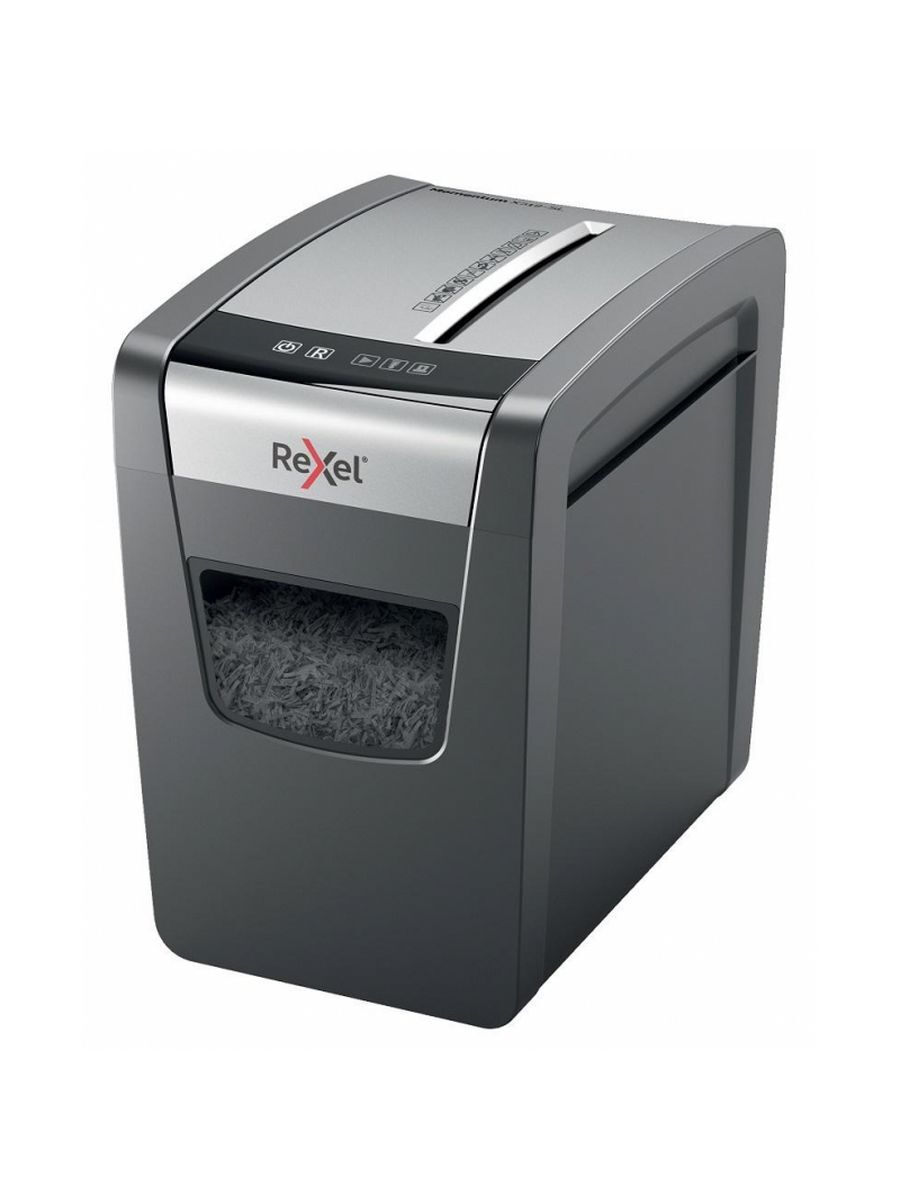 Rexel Momentum X312-SL измельчитель бумаги Particle-cut Черный, Серый 2104574EU