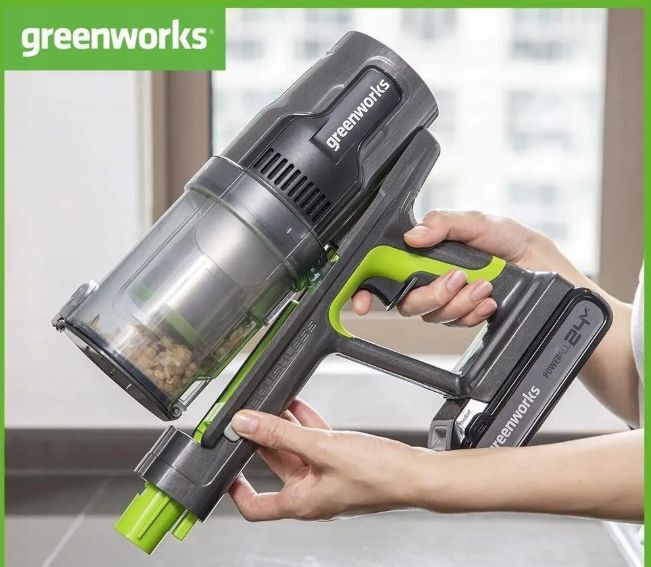 Аккумуляторный пылесос Greenworks GD24SV