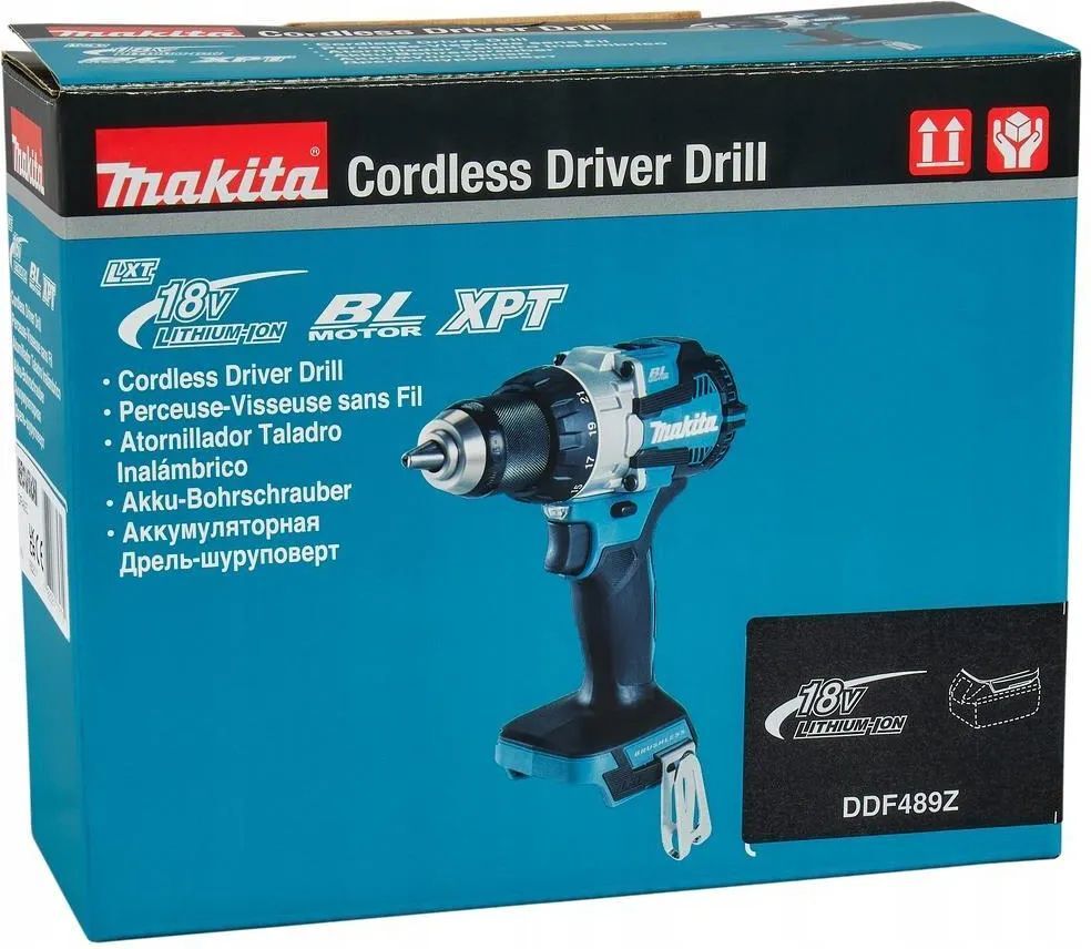 Дрель-шуруповёрт Makita DDF489Z без АКБ и ЗУ