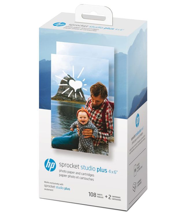 Фотобумага HP Sprocket Studio Plus 4x6 (108 шт.) HPIS4X6C108