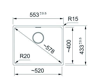 Кухонная раковина Franke Maris MRG 110-52 125.0698.005, оникс