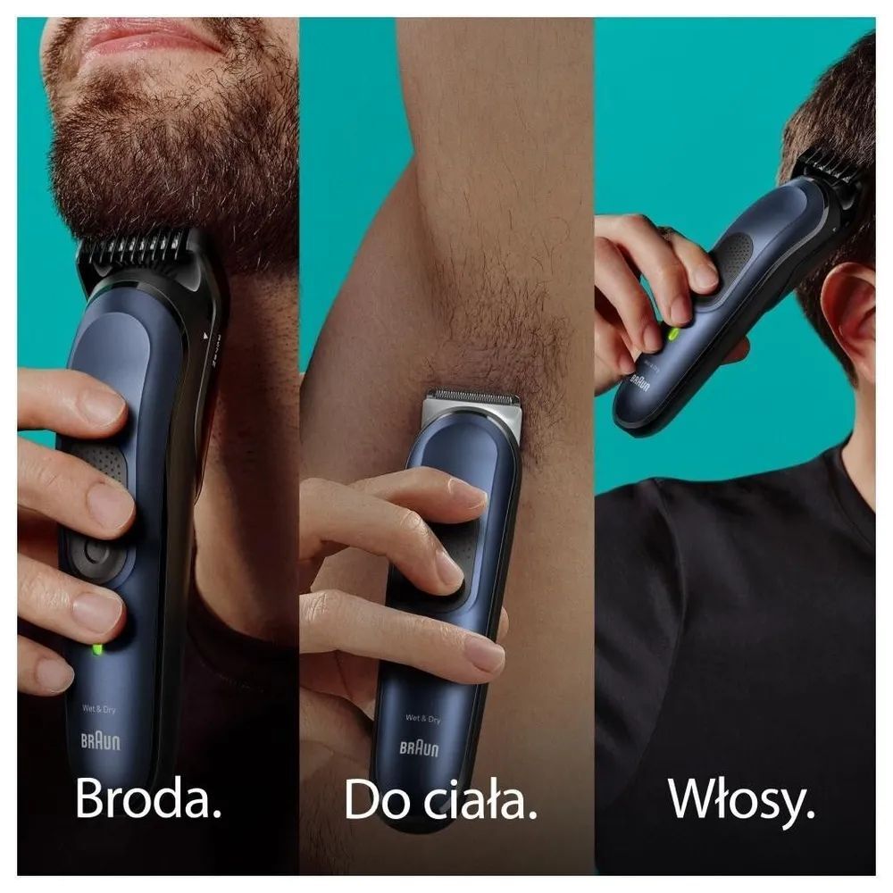 Триммер Braun MGK7410 10в1 синий