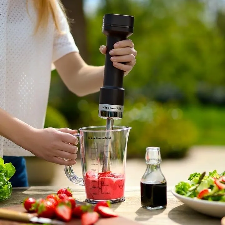 Погружной блендер KitchenAid Go 5KHBRV05BM с аксессуарами, без аккумулятора