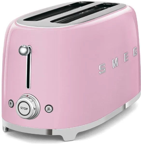 Тостер Smeg TSF02PKEU пастельный розовый