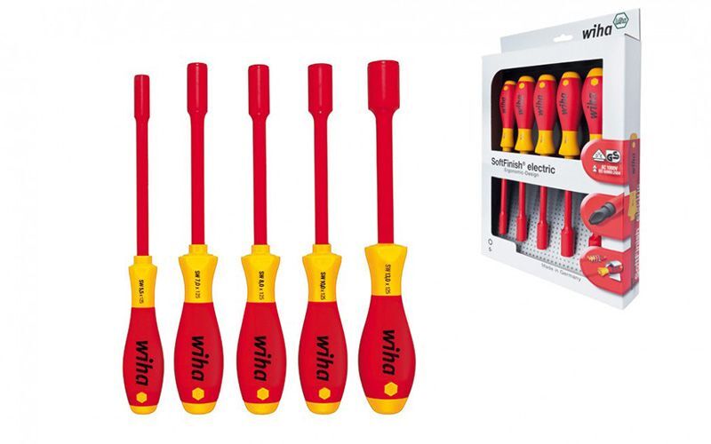 Набор торцевых ключей SoftFinish electric с шестигранником 5 шт. WIHA 29466