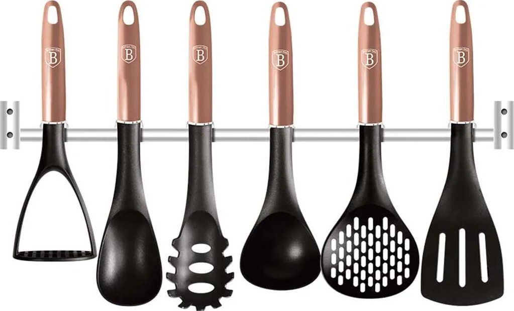 Набор кухонной посуды BERLINGER HAUS Rose Gold Collection BH-6328 (7 предметов)