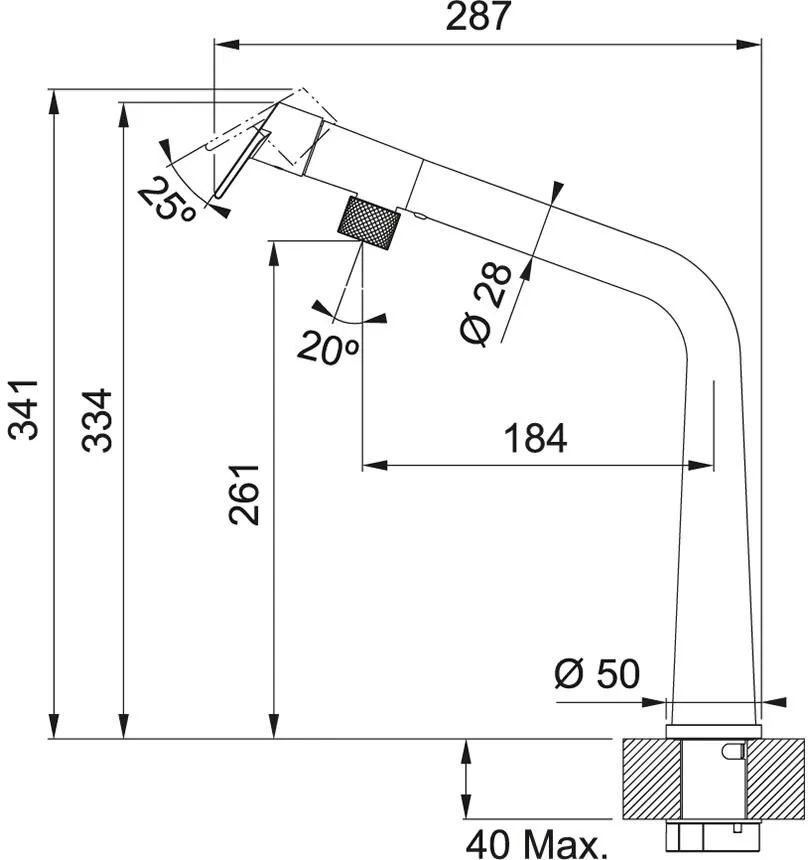Кухонный кран Franke Icon 115.0625.186, Оптическая Сталь