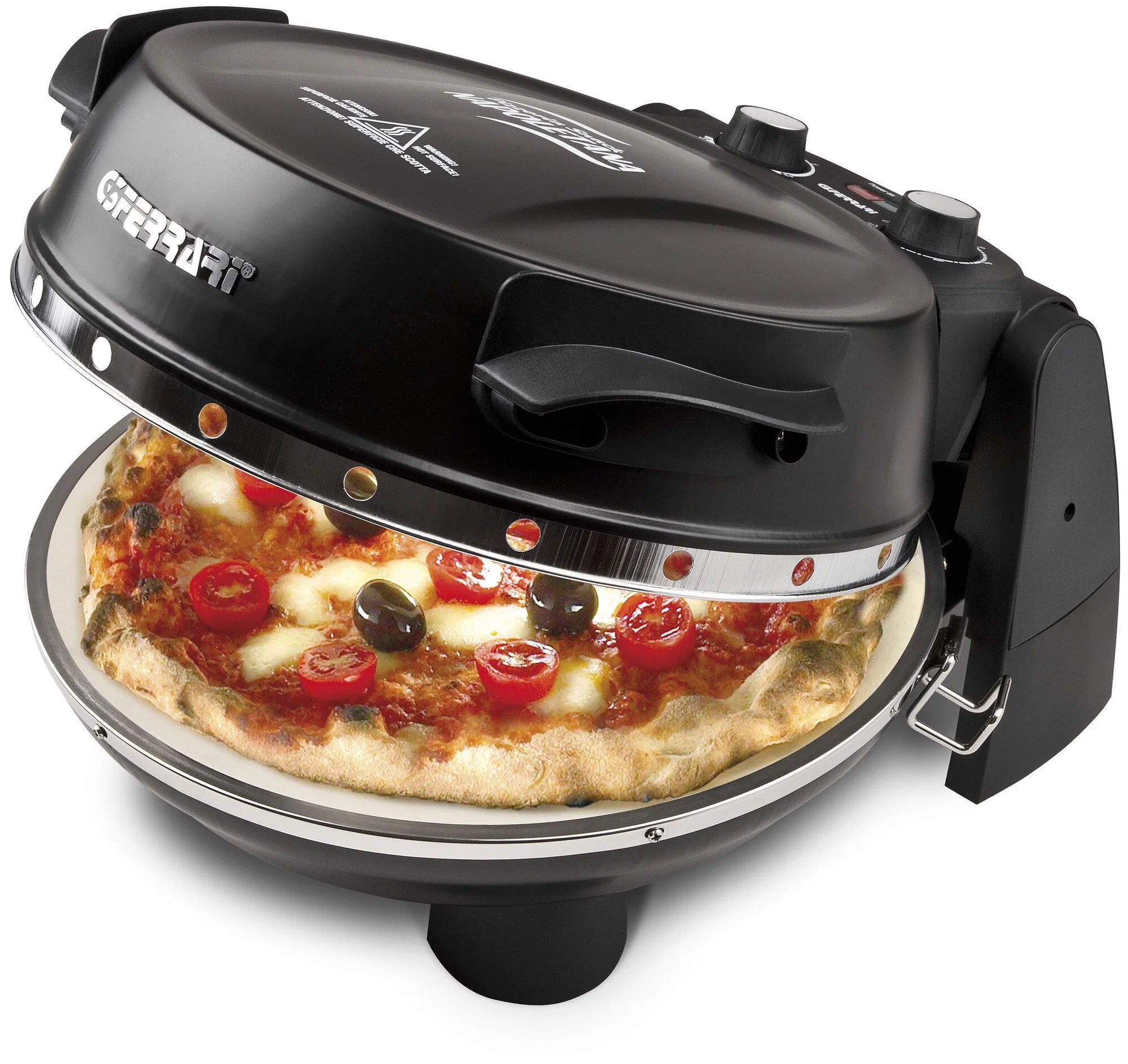 Мини-печь G3 FERRARI Snack NAPOLETANA G1003210 пицца-мейкер чёрный