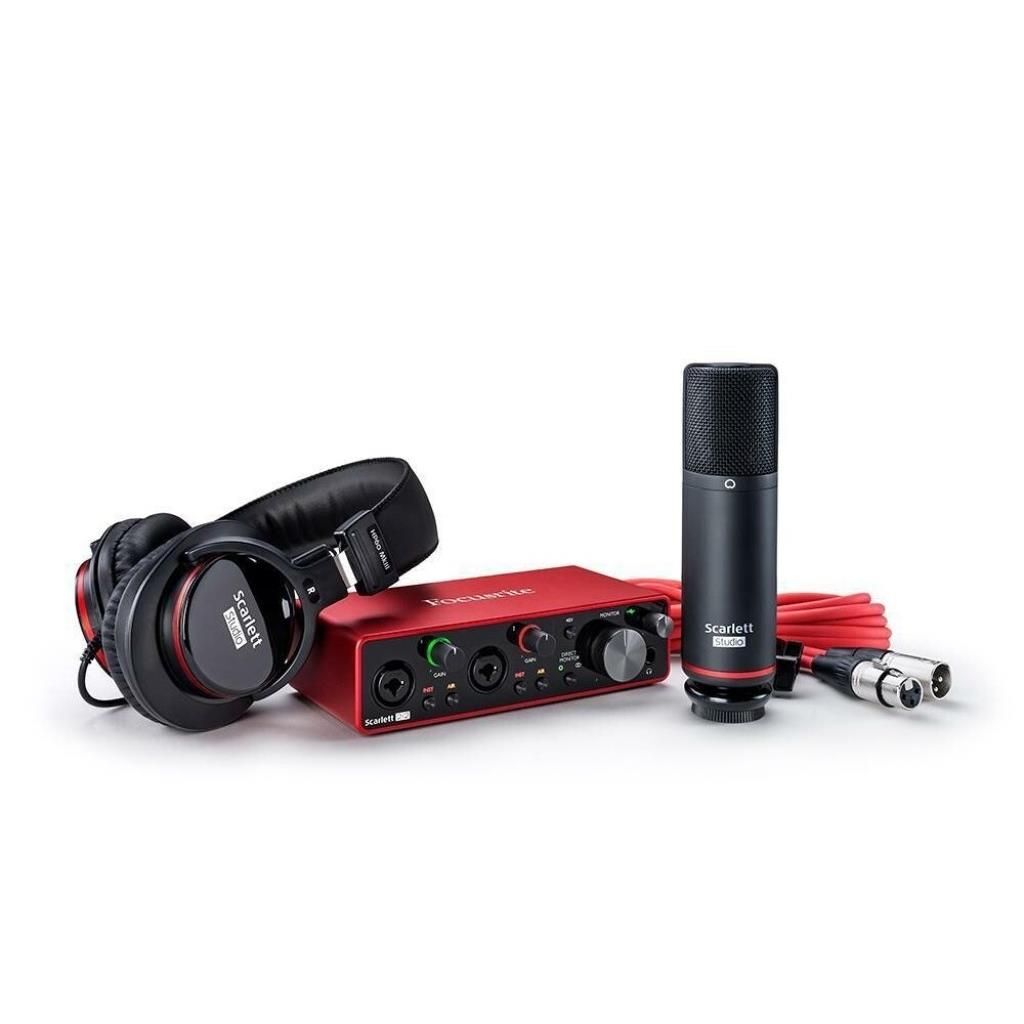 Комплект для звукозаписи Focusrite Scarlett 2i2 Studio 3rd Gen