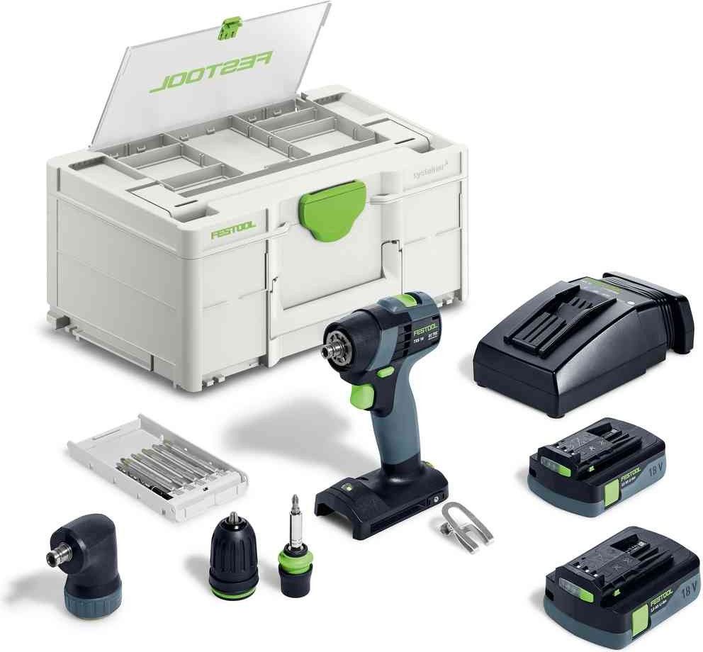 Дрель-шуруповерт аккумуляторная Festool TXS 18 C 3,0-Set 576896