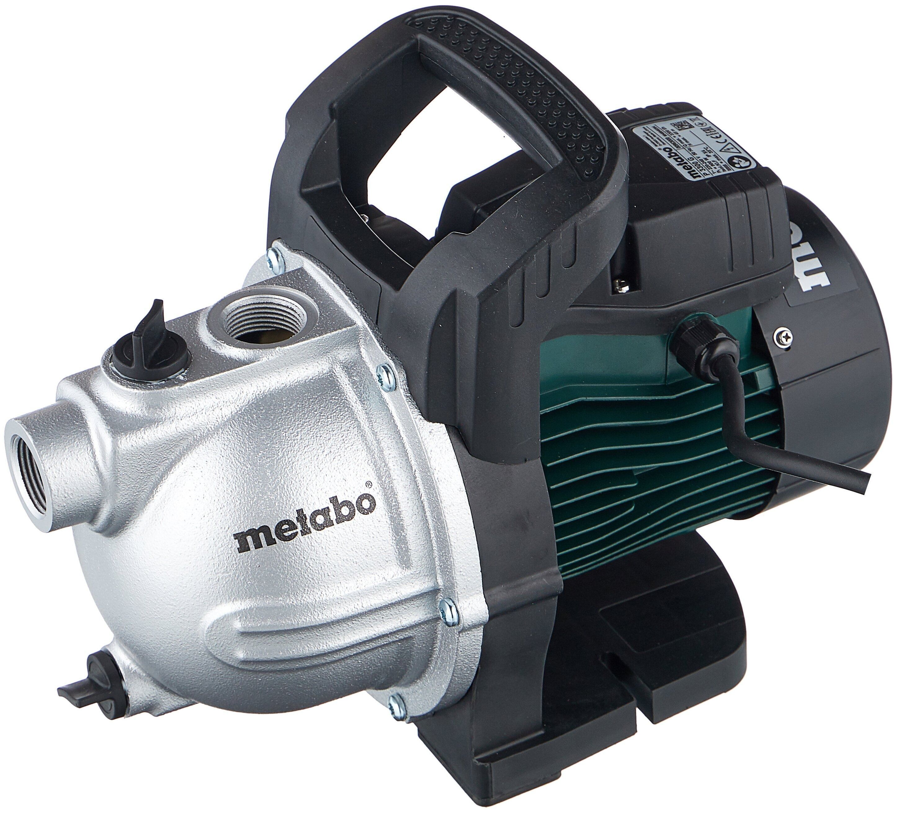 Поверхностный насос скважинный насос Metabo P 3300 G (900 Вт)