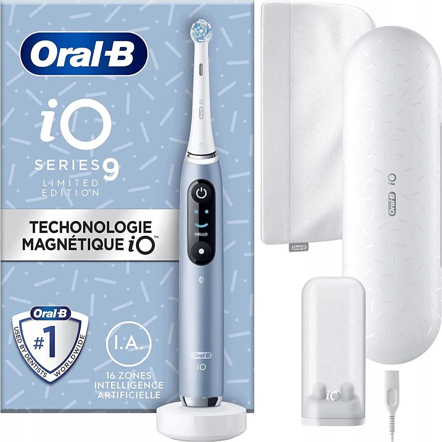 Электрическая зубная щетка Oral-B iO 9 Aqua Marine Special Edition