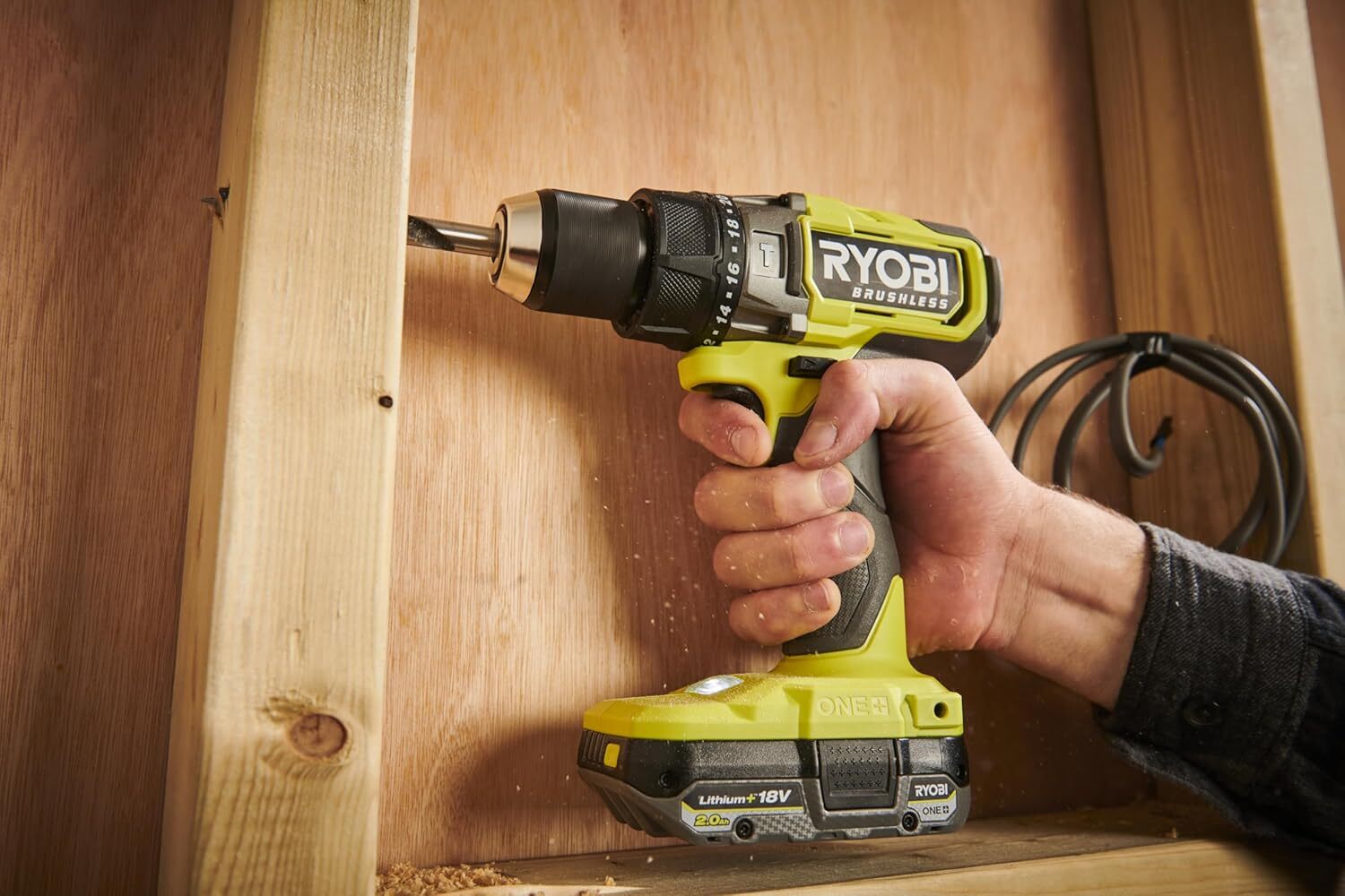 Ударная дрель Ryobi RPD18BL20 без АКБ и ЗУ