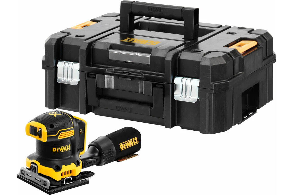 Аккумуляторная плоскошлифовальная машина DeWalt (DCW200NTXJ), без АКБ и ЗУ, в кейсе