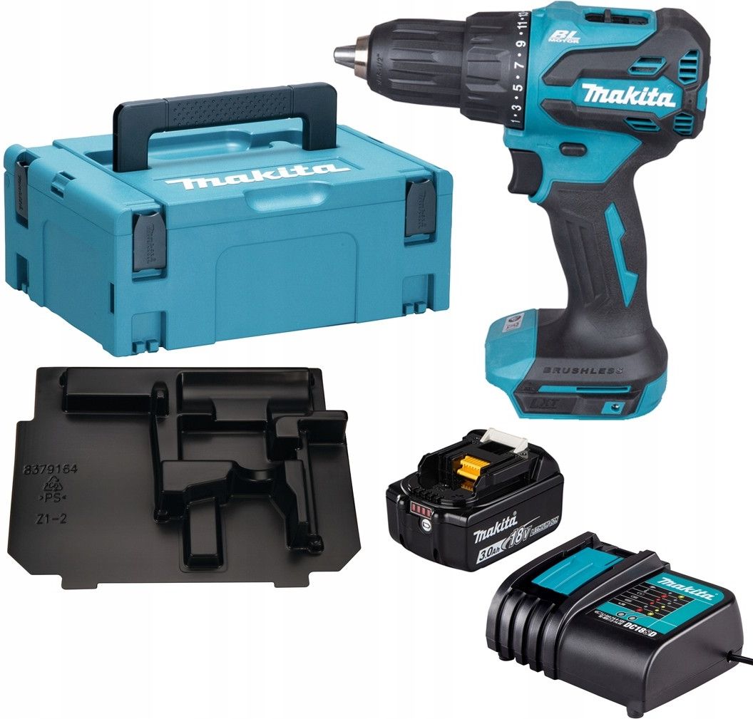 Дрель-шуруповерт ударная аккумуляторная Makita DHP490SF1J