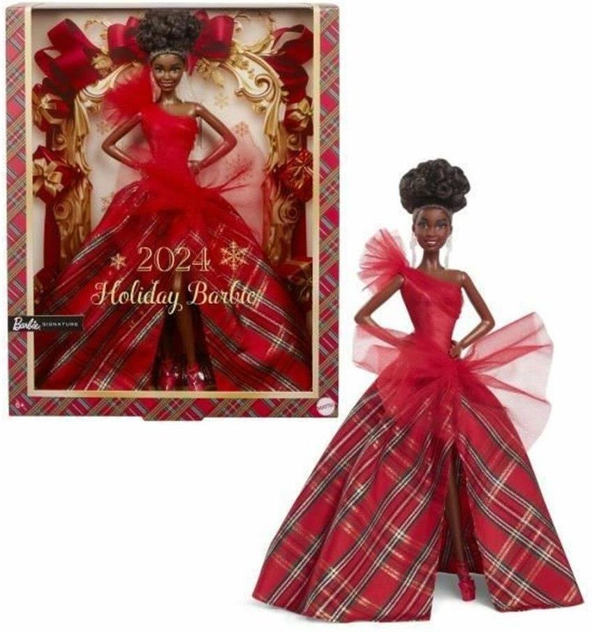 Коллекционная кукла Barbie Signature Holiday 2024