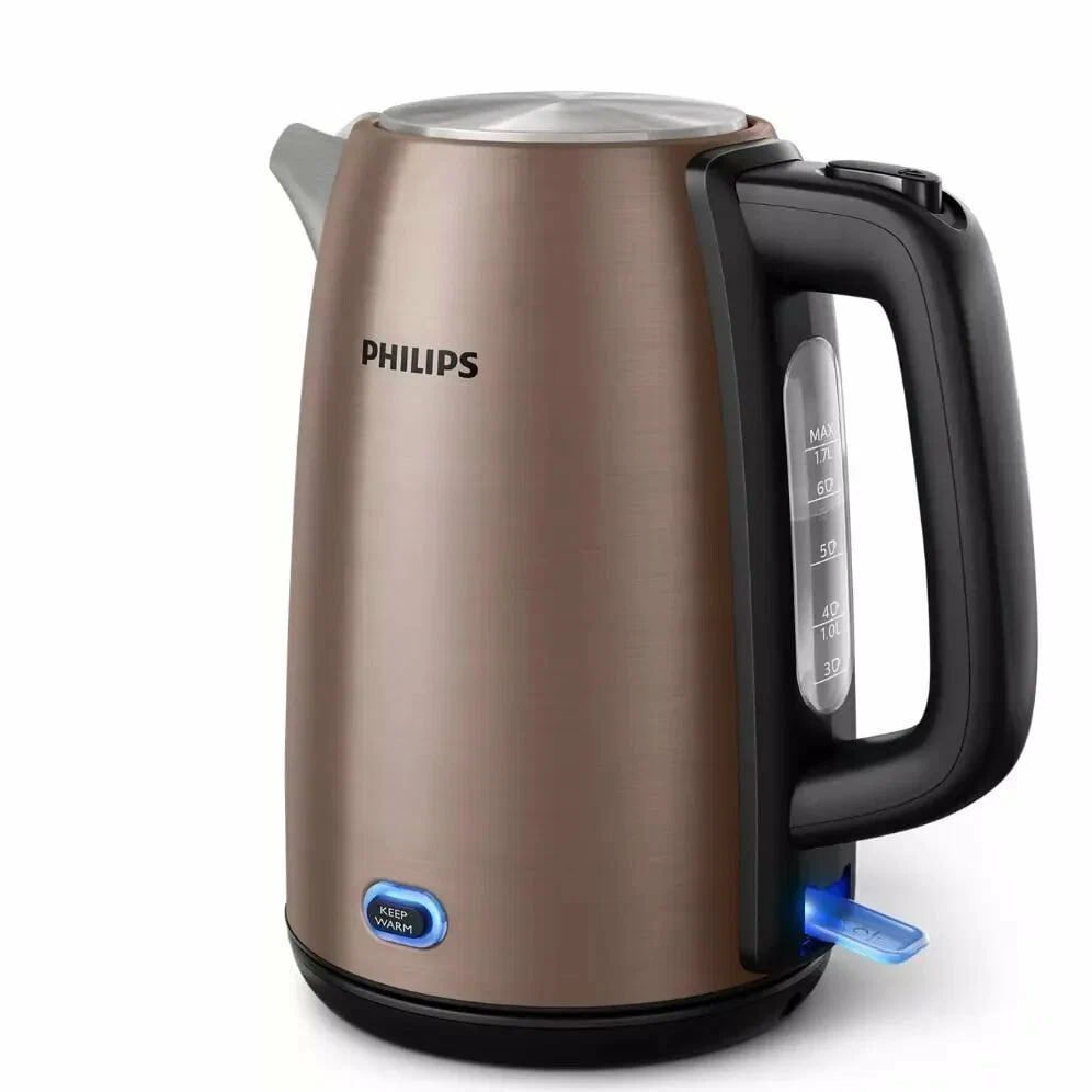 Чайник электрический Philips HD9355/92 2200 Вт, коричневый/черный
