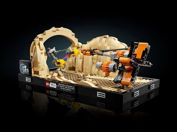 Конструктор LEGO Star Wars 75380 Диорама: Гонки на спидерах в Мос-Эспа