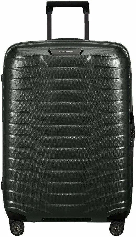 Чемодан Samsonite Proxis 69 см, 75 л, зеленый