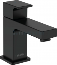 Смеситель (только холодная вода) Hansgrohe Vernis Shape 70 без сливного гарнитура, черный матовый 71592670